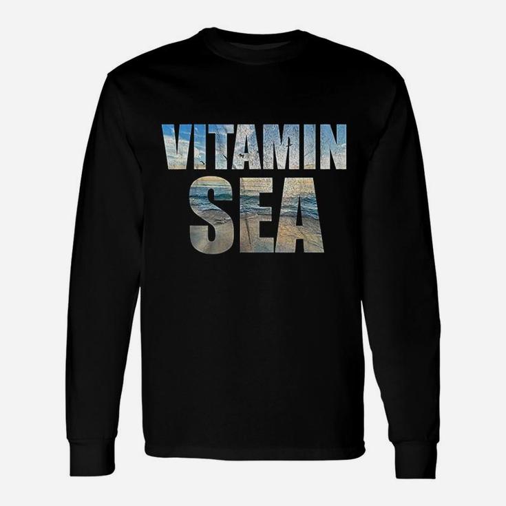 Vitamin Sea Sailing Cruise Ship Sea Beach Summer Long Sleeve T-Shirt