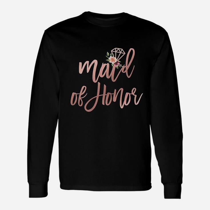 Wedding Shower For Sister From Bride Maid Of Honor Long Sleeve T-Shirt