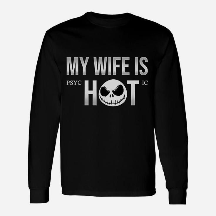 My Wife Is Hot Vintage Trending Awesome Long Sleeve T-Shirt
