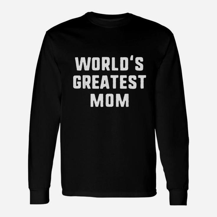 Worlds Greatest Mom Christmas Long Sleeve T-Shirt