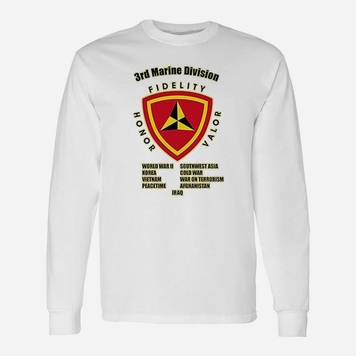 3rd Marine Division Campaign Long Sleeve T-Shirt