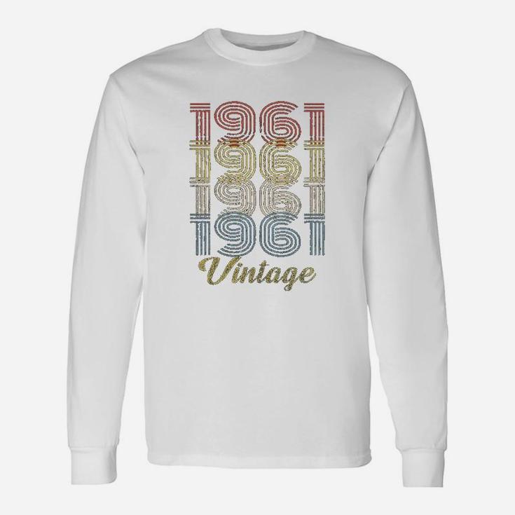 60th Birthday 1961 Vintage Long Sleeve T-Shirt