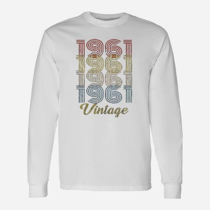 60th Birthday Retro Birthday 1961 Vintage Long Sleeve T-Shirt