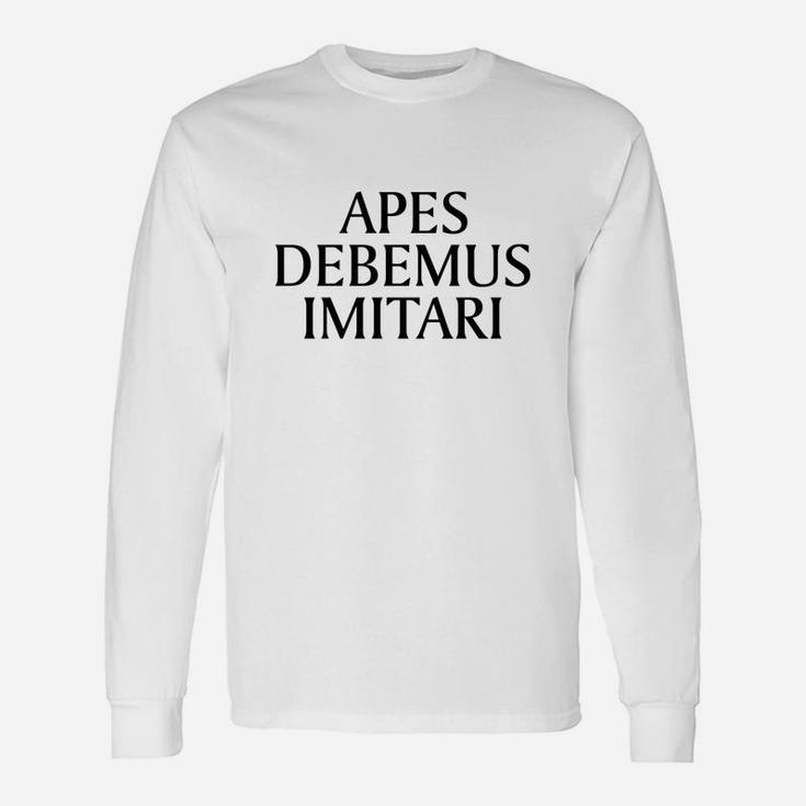 Apes Debemus Imitari Beekeepers Long Sleeve T-Shirt