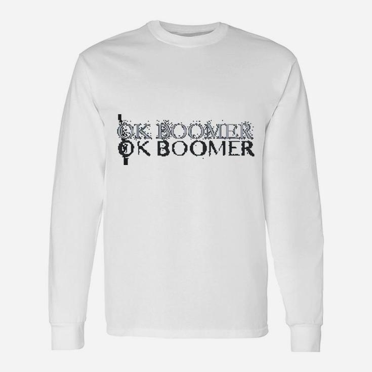 Art Ok Boomer Long Sleeve T-Shirt