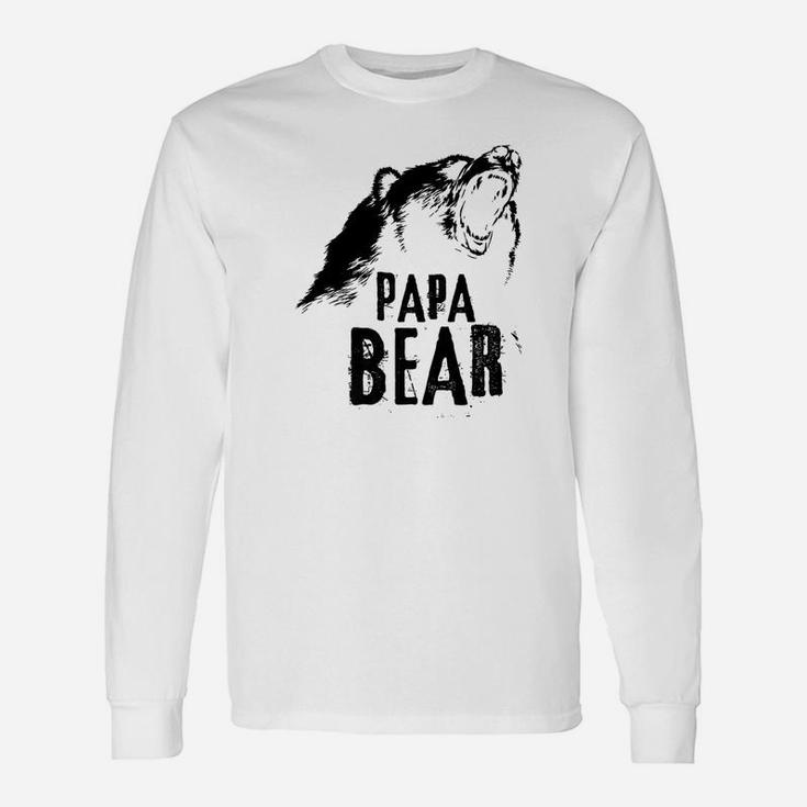 Awesome On Father Papa Bear Long Sleeve T-Shirt