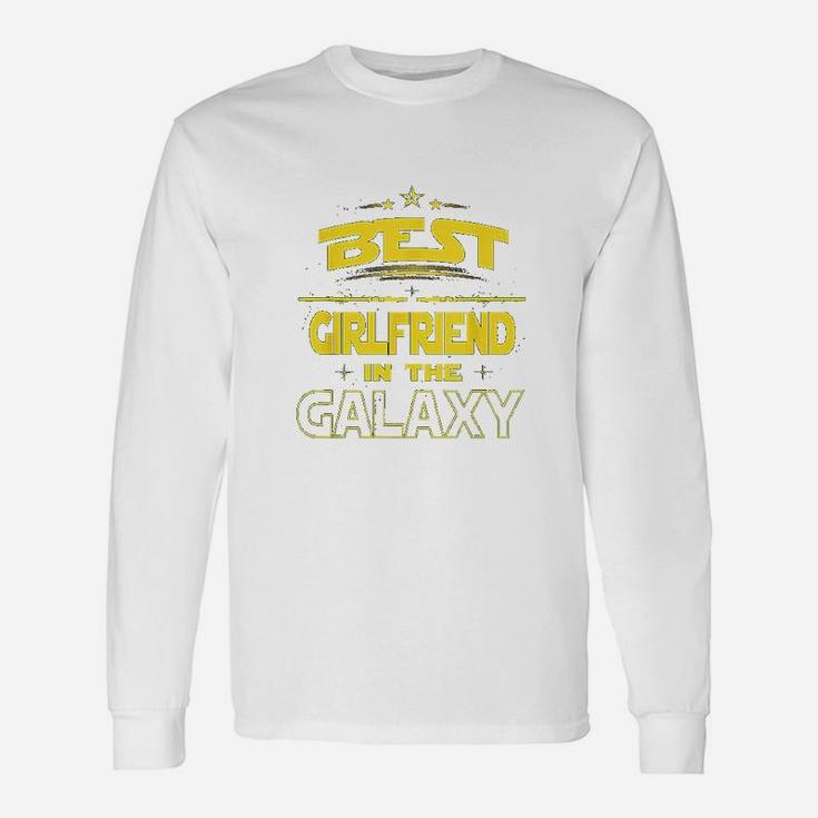 Best Girlfriend In The Galaxy, best friend christmas gifts, unique friend gifts, Long Sleeve T-Shirt