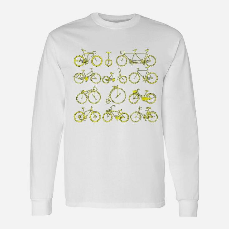 Bicycle Cycling Mountain Bike Humor Cyclist Hipster Rider Long Sleeve T-Shirt