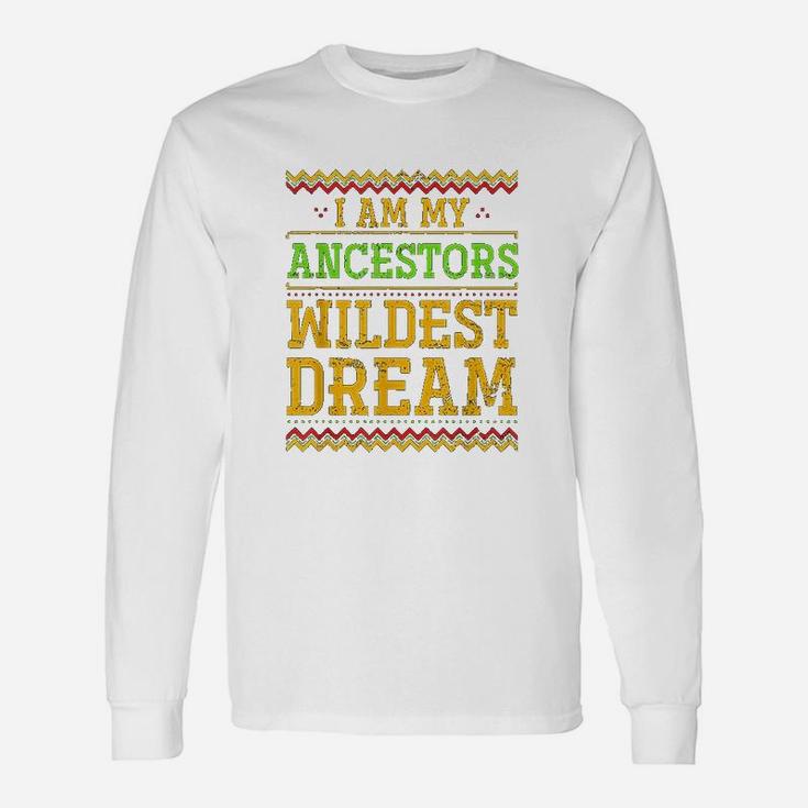 Black Americans African Roots Black History Month Long Sleeve T-Shirt