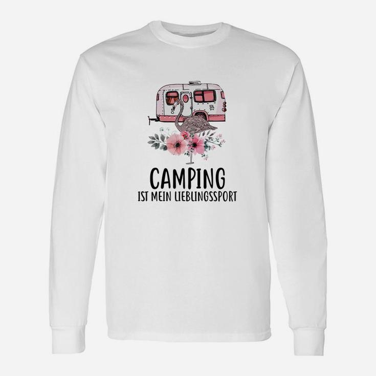 Camping Liebhaber Langarmshirts, Wohnwagen Motiv & Spruch