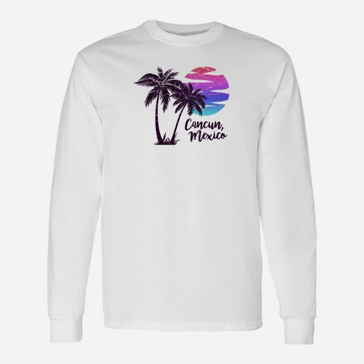 Cancun Beach Cruise Paradise Vacation Souvenir Premium Long Sleeve T-Shirt