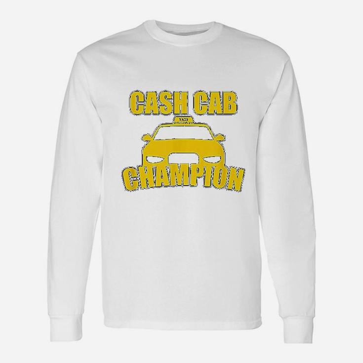 Cash Cab Champion Taxi Cab Driver Transportation Long Sleeve T-Shirt