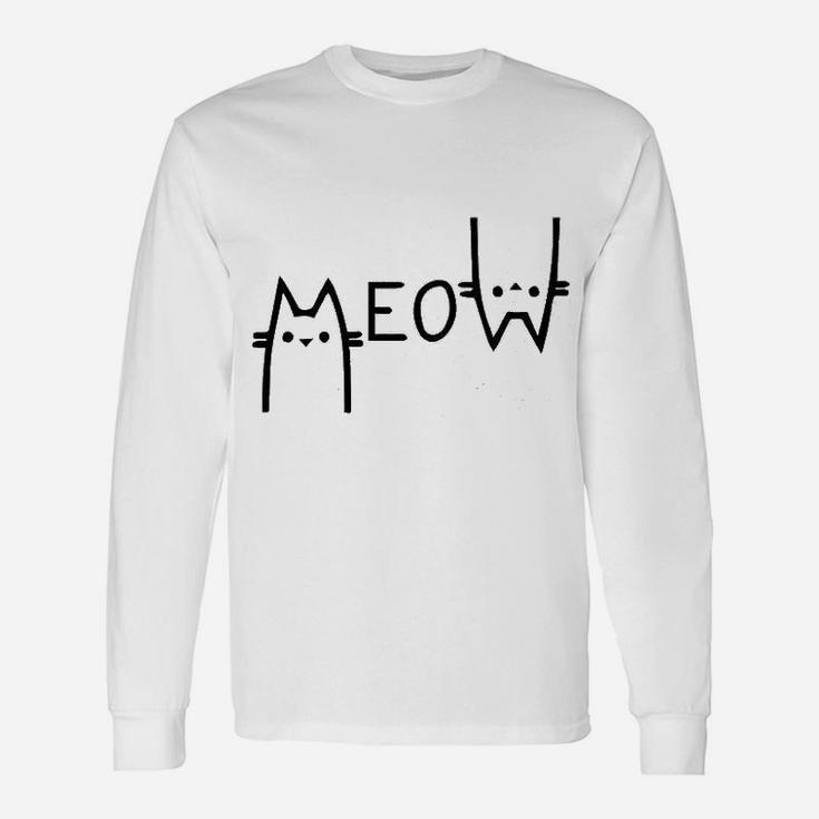 Cat Lover Meow Long Sleeve T-Shirt