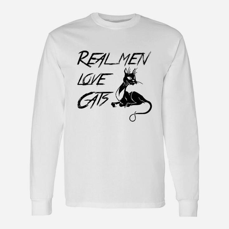 Cats Real Men Love Cats Long Sleeve T-Shirt