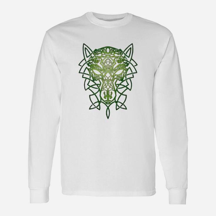 Celtic Wolf Long Sleeve T-Shirt