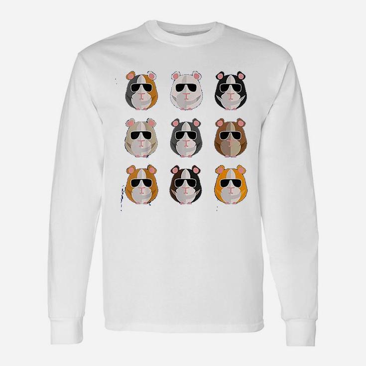 Cool Guinea Pigs With Sunglasses Pets Small Animal Long Sleeve T-Shirt