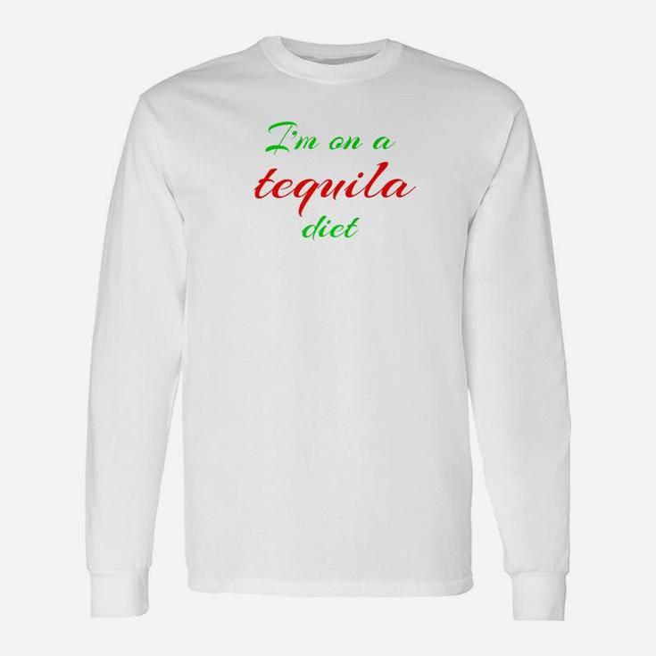Cruise Vacation For Dad Who Loves Tequila Long Sleeve T-Shirt