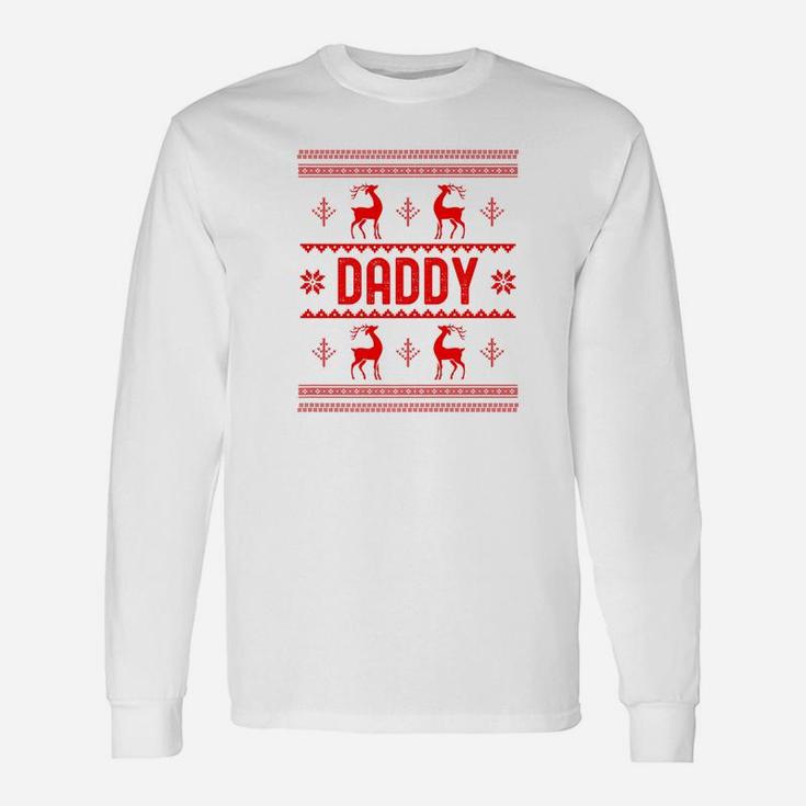 Cute Daddy Shirt Ugly Christmas Long Sleeve T-Shirt