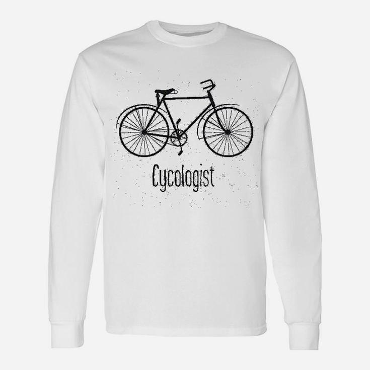 Cycologist Psychology Biking Cyclist For Biker Graphic Long Sleeve T-Shirt