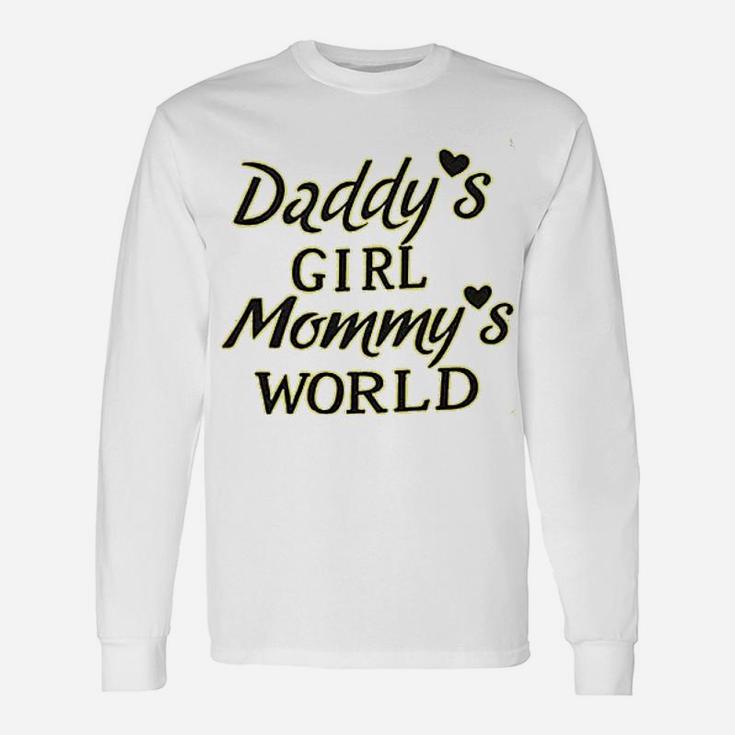 Daddys Girl Mommys World , best christmas gifts for dad Long Sleeve T-Shirt