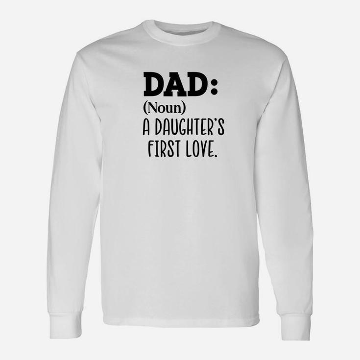 Daughter Dad Definition Fathers Day Quote Premium Long Sleeve T-Shirt