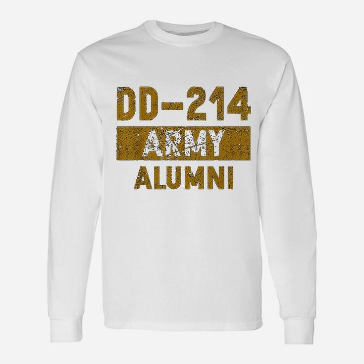 Dd214 Us Army Alumni Vintage Veteran Retired Military Long Sleeve T-Shirt