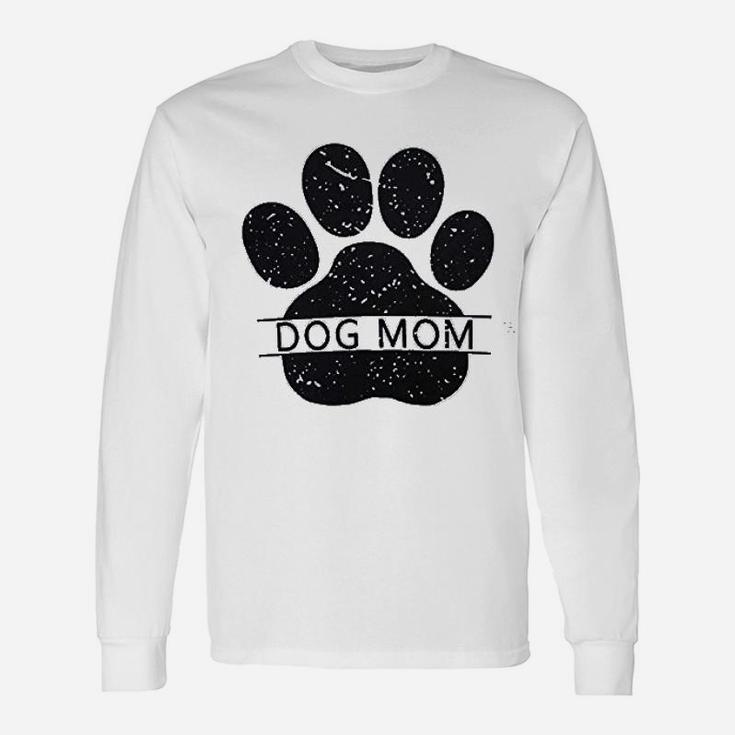 Dog Paws Graphic Long Sleeve T-Shirt