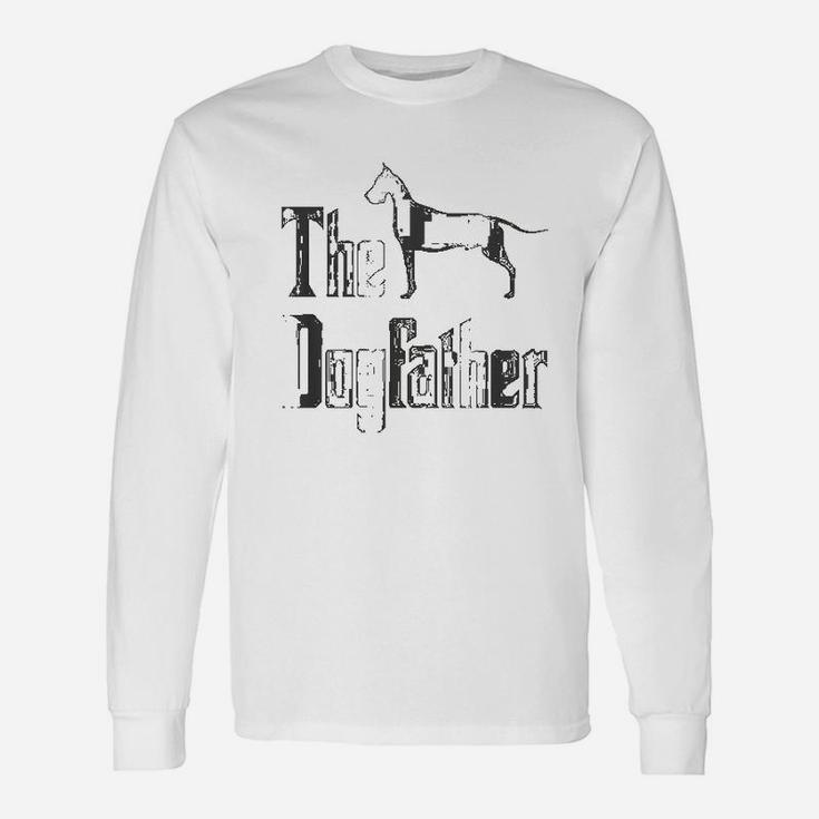 The Dogfather Great Dane Silhouette Long Sleeve T-Shirt