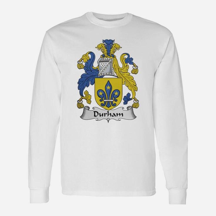 Durham Crest / Coat Of Arms British Crests Long Sleeve T-Shirt