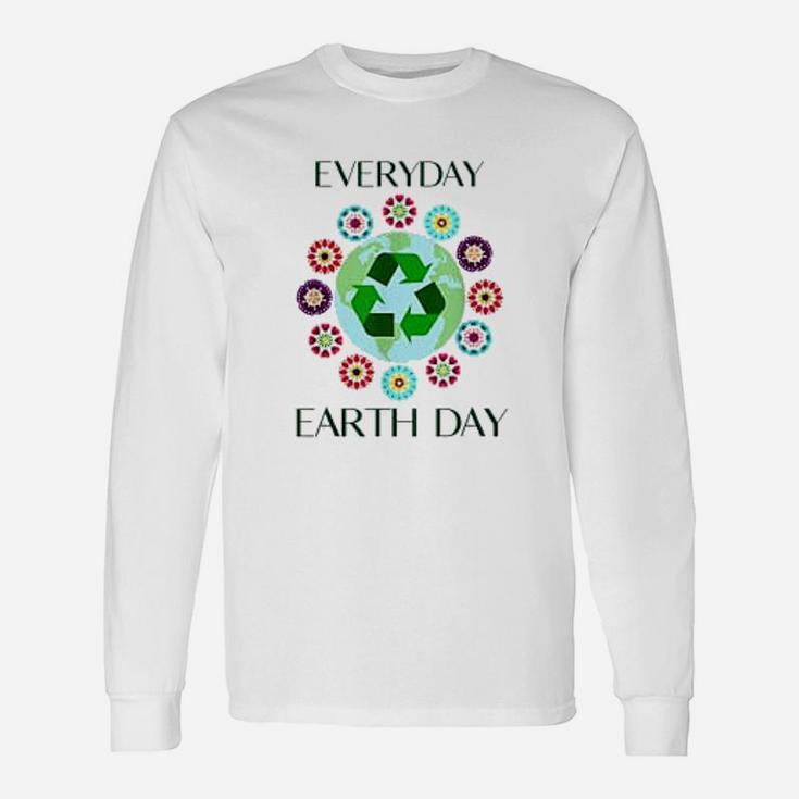Earth Day 2021 Cute For Nature And Environment Long Sleeve T-Shirt