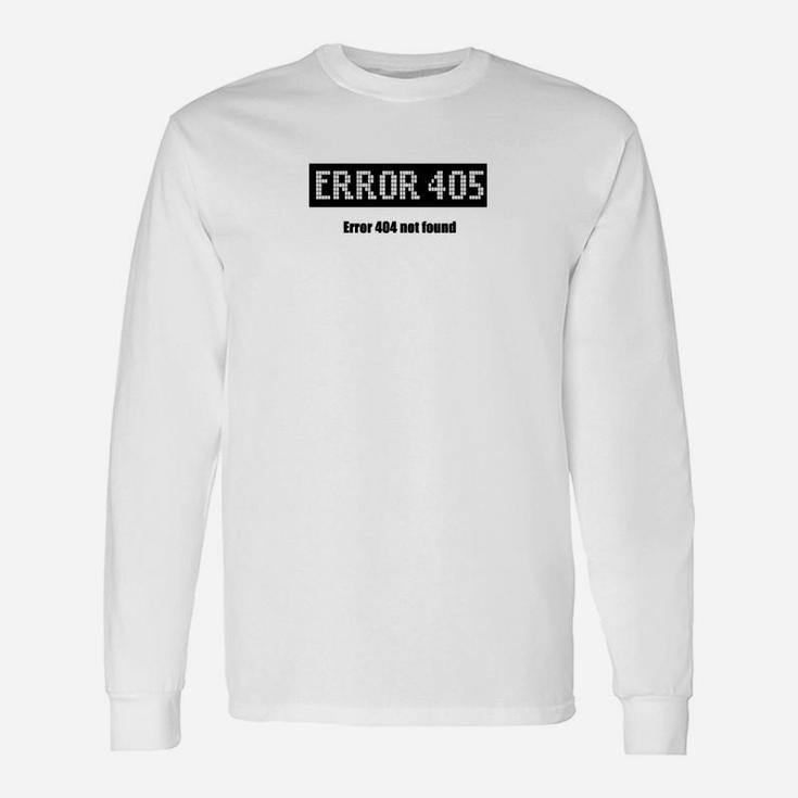 Fehler 404 Computeringenieur- Langarmshirts