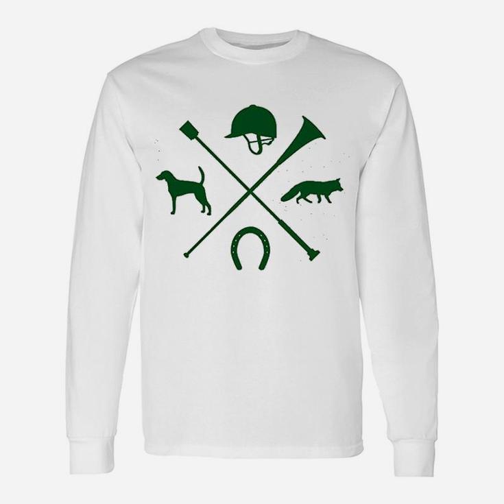 Fox Hunting For Huntsman Master Of Hound Fox Hunter Long Sleeve T-Shirt