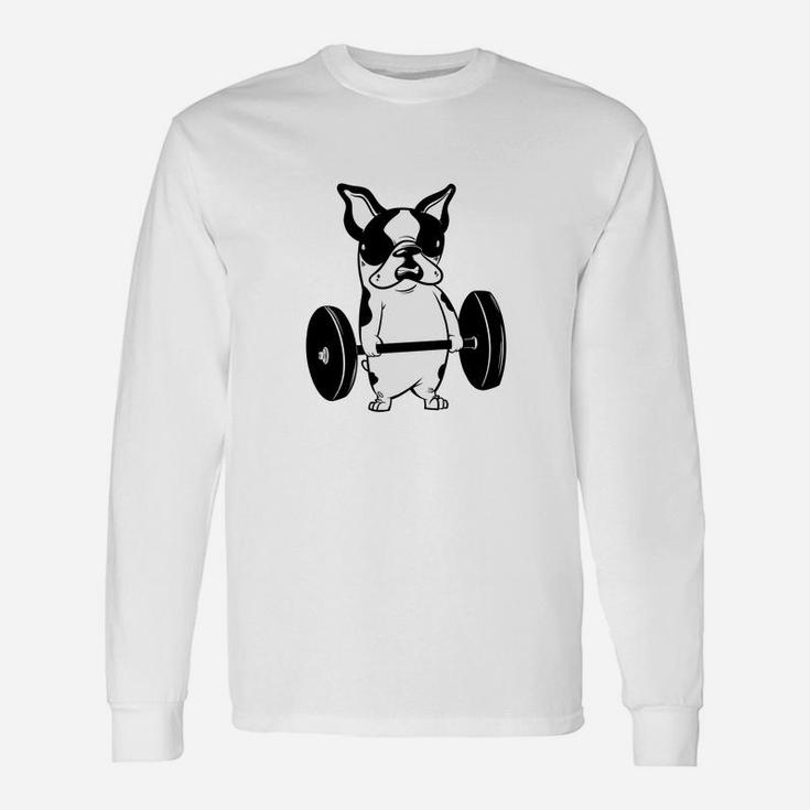 French Bulldog Workout Gym Long Sleeve T-Shirt