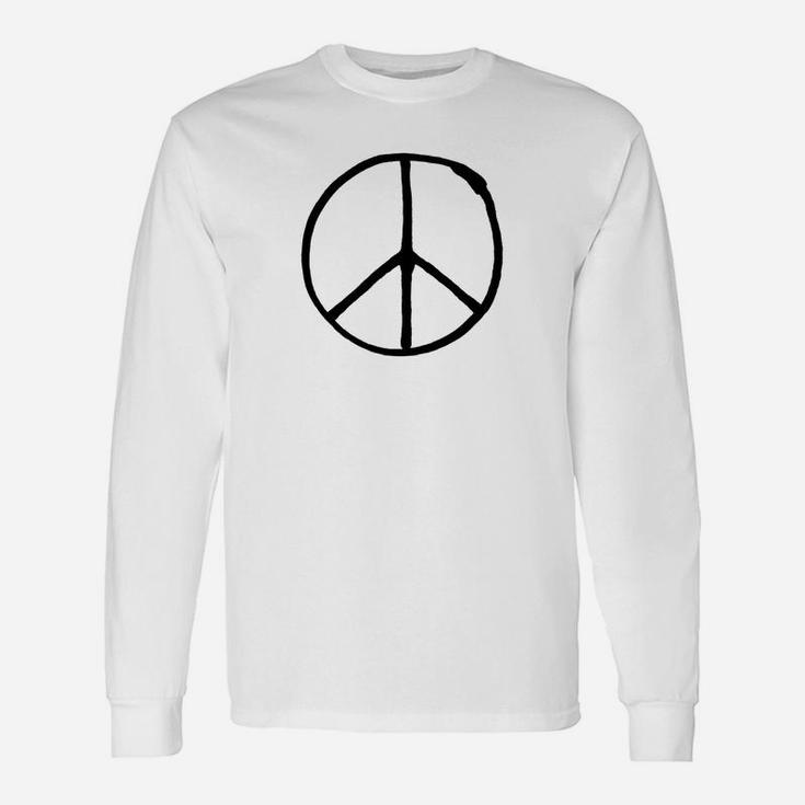 Frieden Zeichen Lifestyle Trend Cooles Langarmshirts