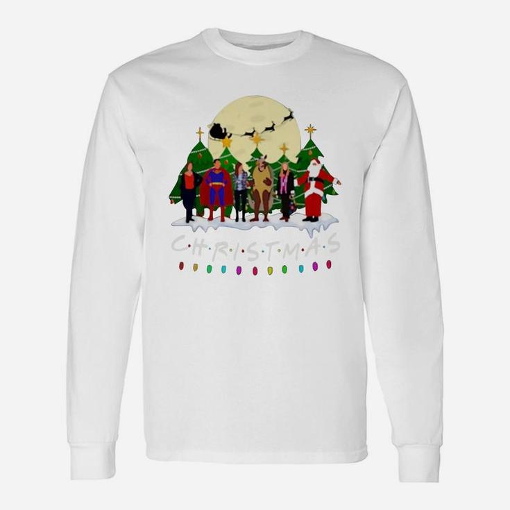 Friends The One With The Halloween Party Christmas Shirt Long Sleeve T-Shirt