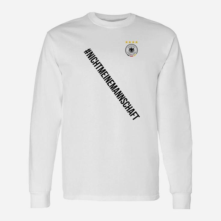 Fußball-Fan Langarmshirts #zsmmn Aufdruck und Verbandslogo, Fanartikel