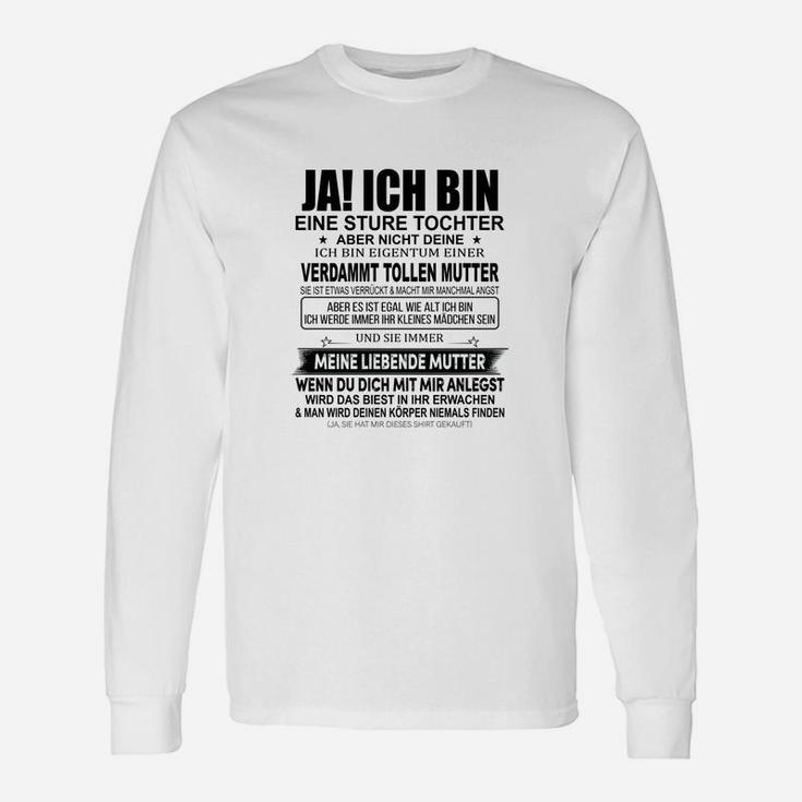 Für die Tochter Geburtstag Langarmshirts, Kinder Motiv Langarmshirts