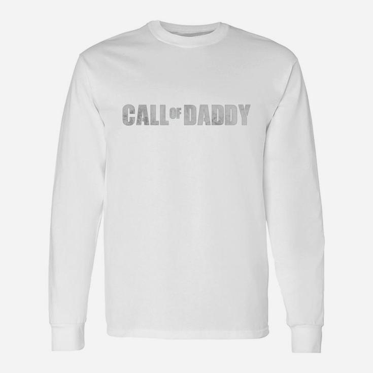 Gaming Dad Call Of Daddy Duty Gaming Inspired Long Sleeve T-Shirt