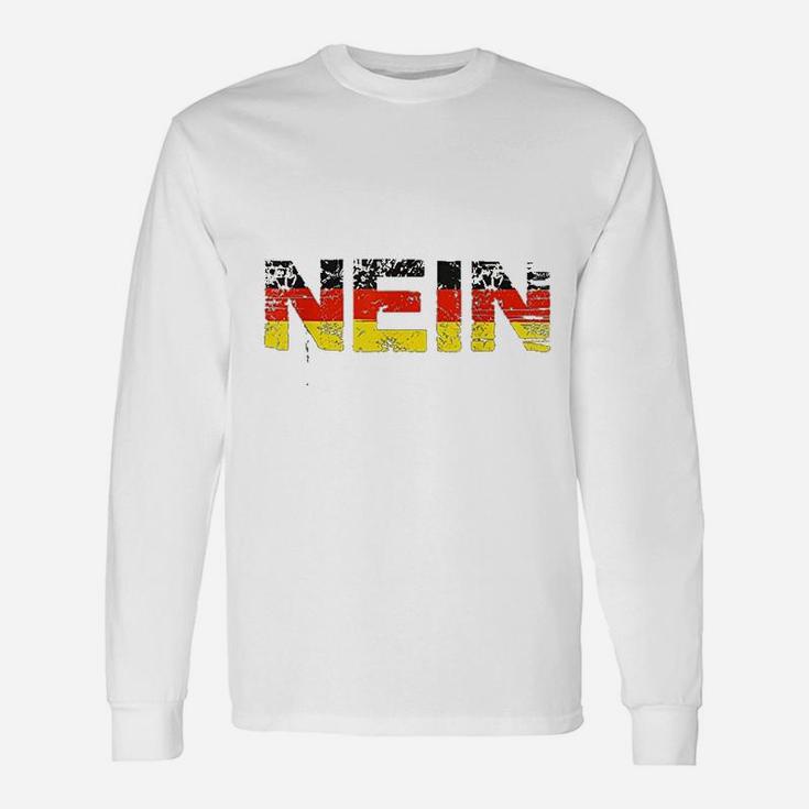 Germany Nein German Oktoberfest Apparel Long Sleeve T-Shirt