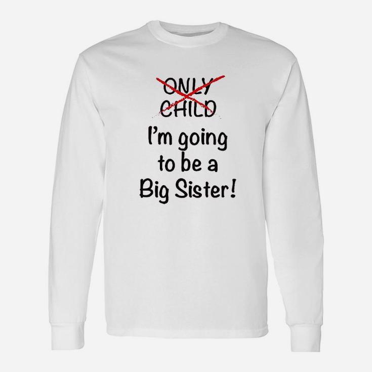 Personalized "Keep Calm I'm Going To Be A Big Sister" Kids T-Shirt – White, 100% Cotton, Handmade