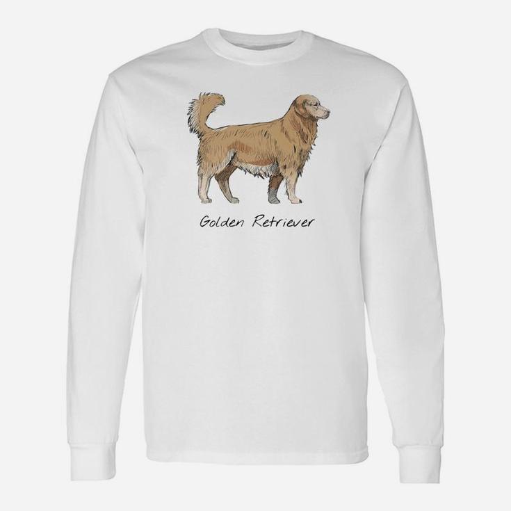 Golden Retriever Doggy, dog christmas gifts, gifts for dog owners, dog birthday gifts Long Sleeve T-Shirt