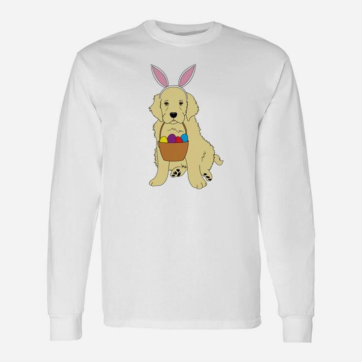 Golden Retriever Easter Puppy Dog Lovers For Women Long Sleeve T-Shirt