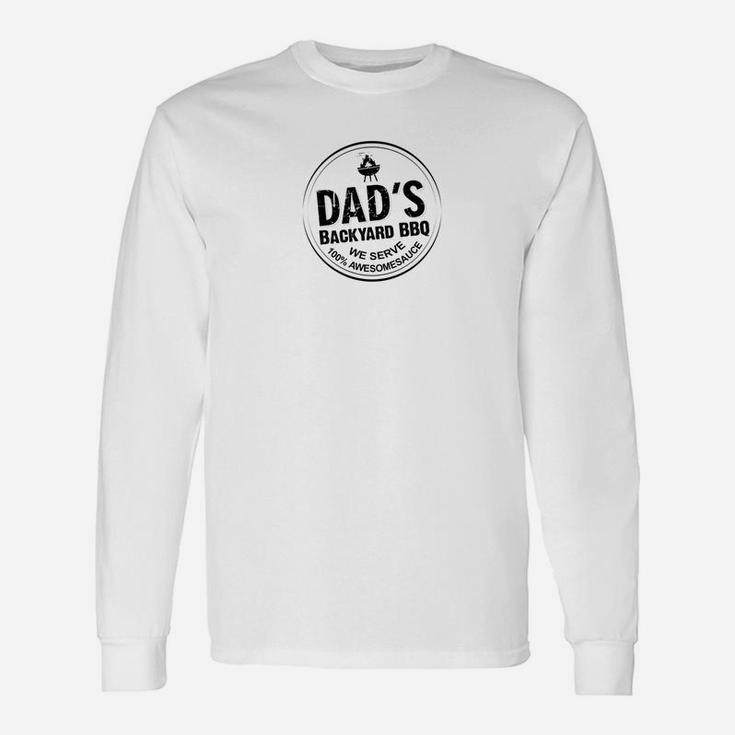 Grill Shirts For Men Dads Backyard Bbq Dad Premium Long Sleeve T-Shirt