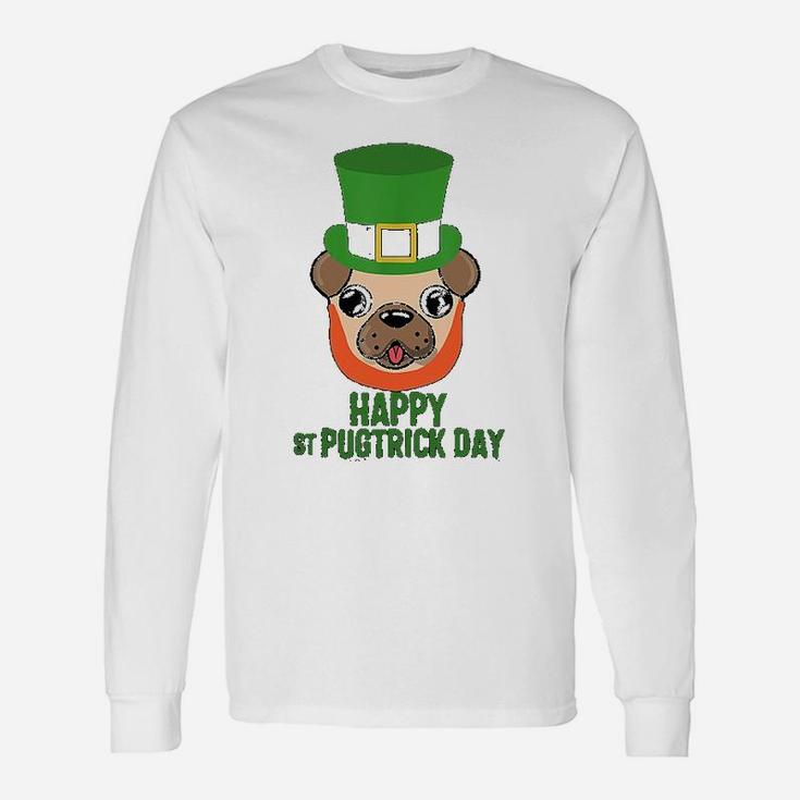 Happy Saint Pugtrick Day Pug Long Sleeve T-Shirt