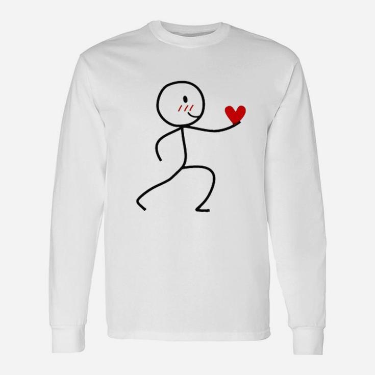 My Heart Belongs To You Couple Romantic For Couples Long Sleeve T-Shirt
