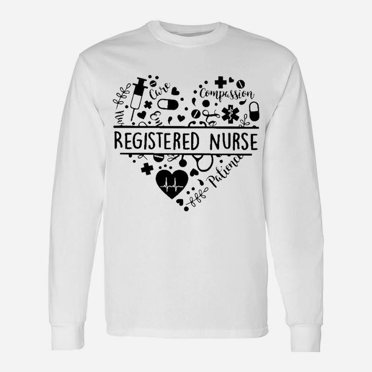 Heart Nurse Life Registered Nurse Long Sleeve T-Shirt