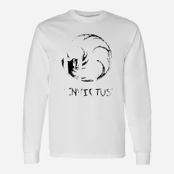 Invictus Unconquerable With Rising Phoenix Long Sleeve T-Shirt