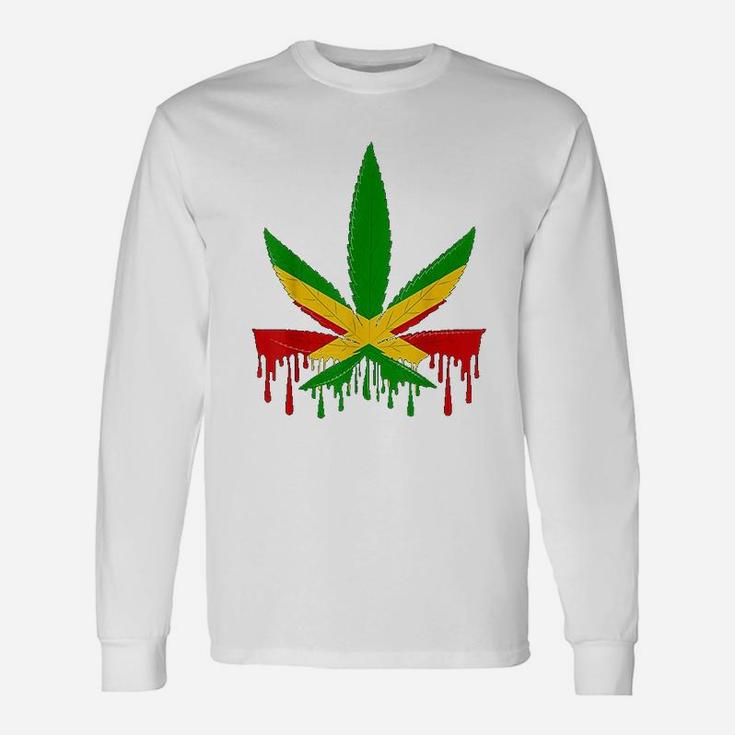 Jamaica Flag Day Jamaican Country Retro Vintage Long Sleeve T-Shirt
