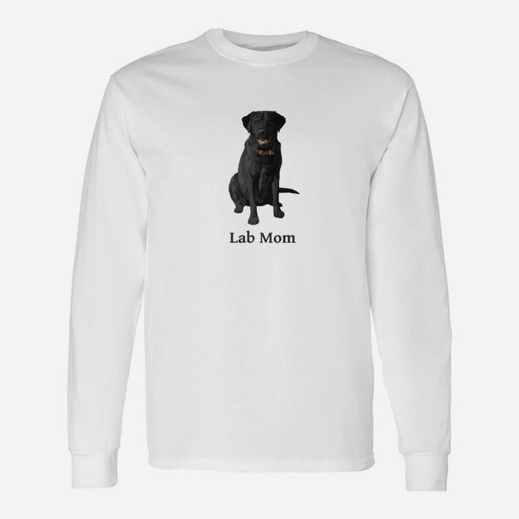 Lab Mom Black Labrador Retriever Dog Long Sleeve T-Shirt