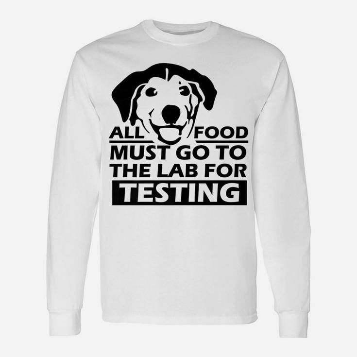 Labrador Retriever Cute Lab Test Dog Long Sleeve T-Shirt